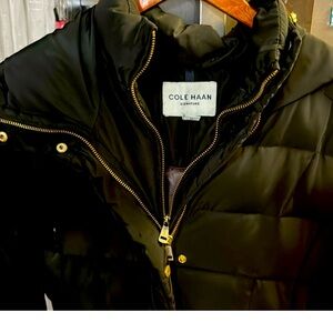 Long puffer coat woman